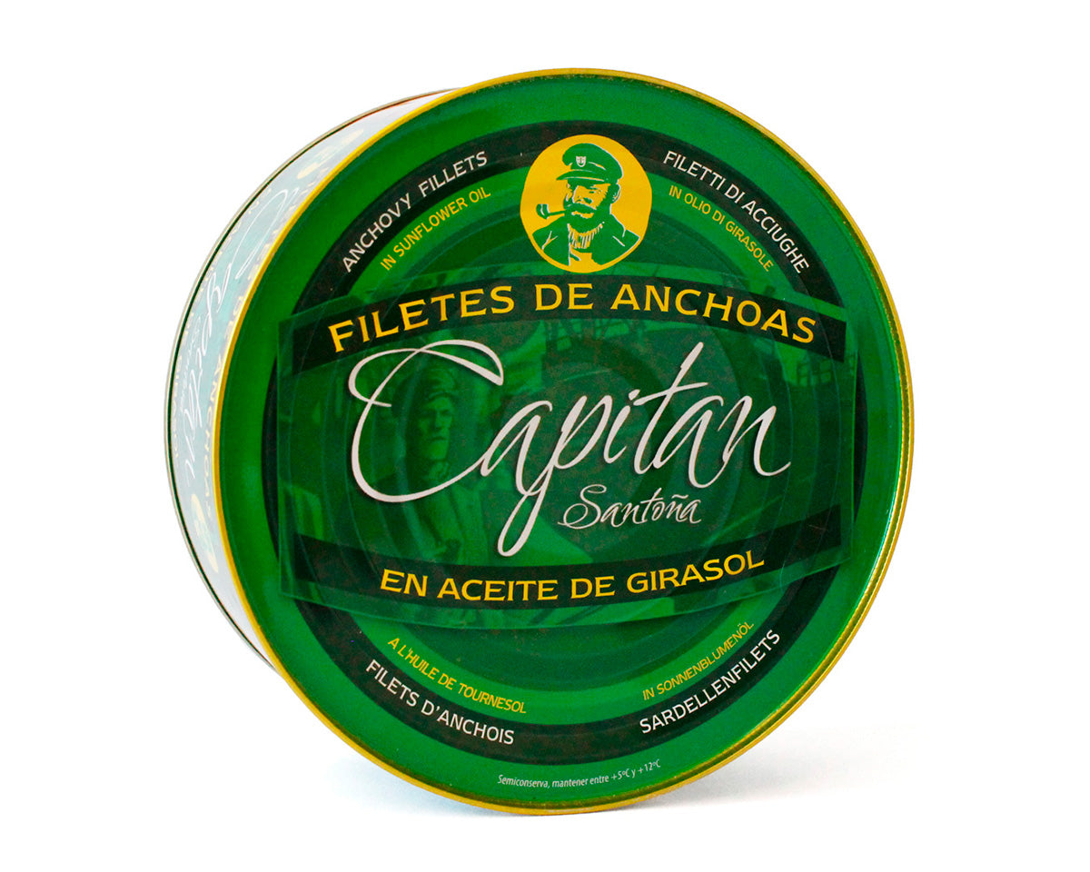 Anchoas en aceite de girasol CAPITÁN 900g