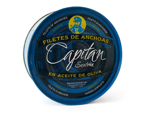 Anchovies in olive oil CAPTAIN 1000g
