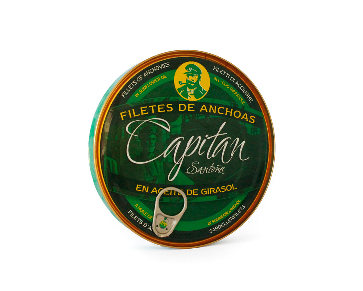 Anchoas en aceite de girasol CAPITÁN 170g