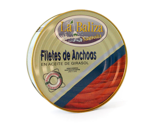 Anchovies in sunflower oil LA BALIZA 900g