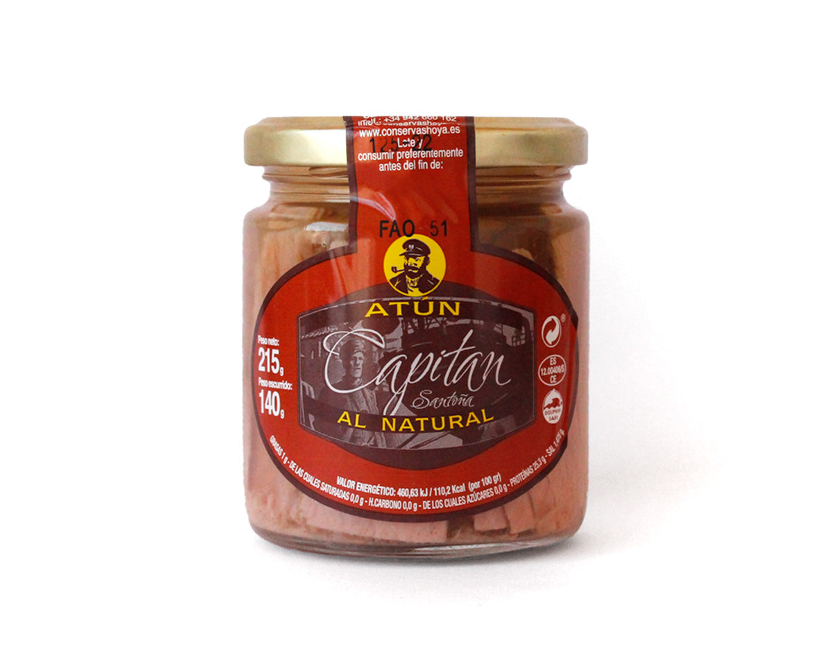 Tarro de atún al natural CAPITÁN 215g