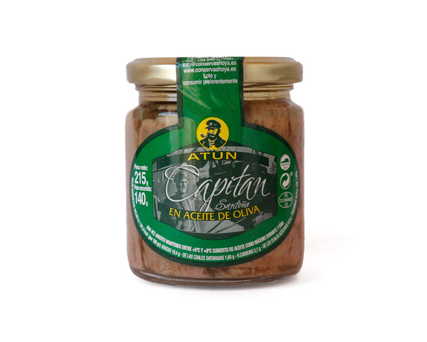 Tuna jar in olive oil CAPTAIN 215g