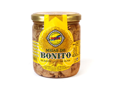 Jar of Northern Bonito Flakes in Olive Oil HOYA 430g