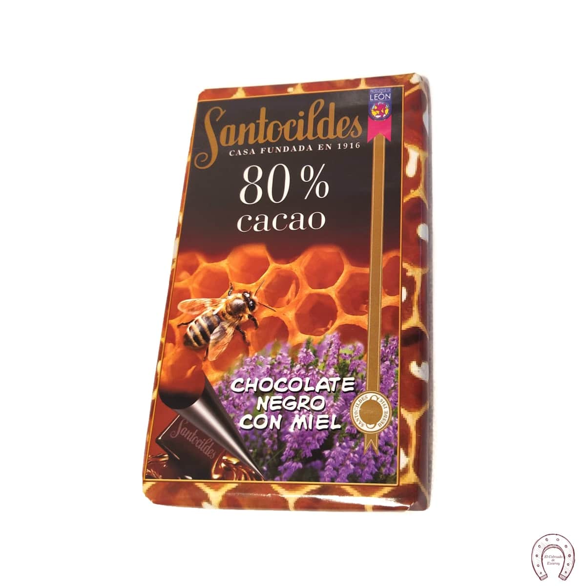 Chocolates Santocildes 80% con Miel