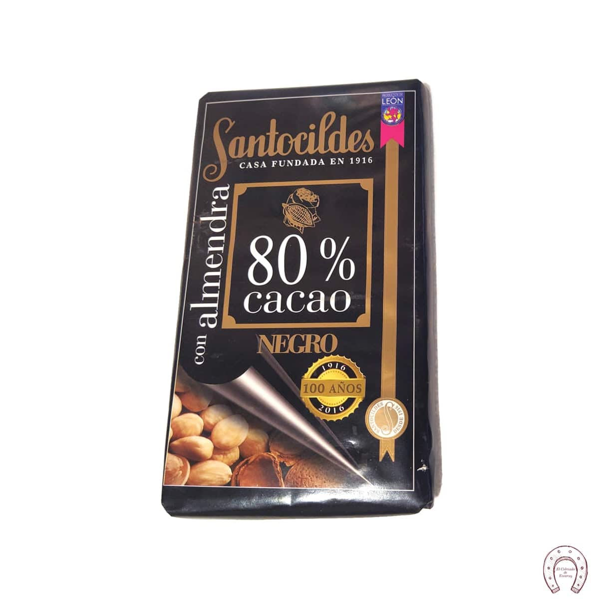 Chocolates Santocildes 80% con Almendras