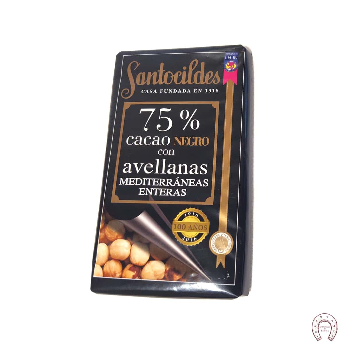 Chocolates Santocildes 75% con Avellanas