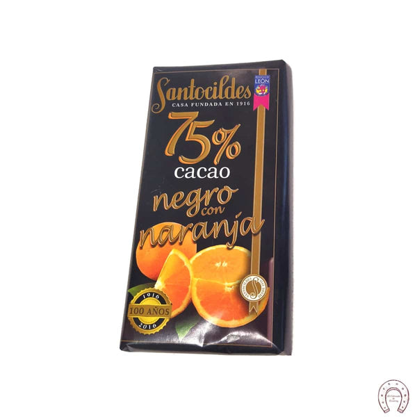 Chocolates Santocildes 75% con Naranja