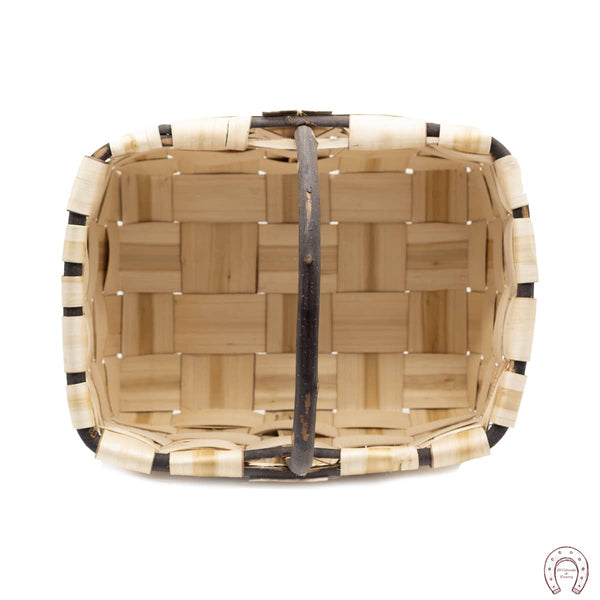 Cesta esparraguera con asa de palo 4