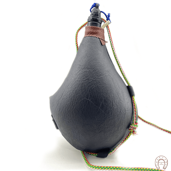 Bota de cuero de cabra natural de La Rioja