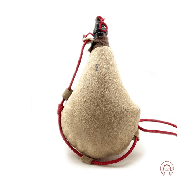 Bota de cuero de cabra natural de La Rioja