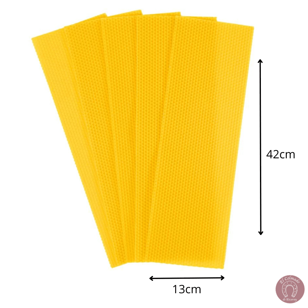 Lámina de cera virgen de abeja