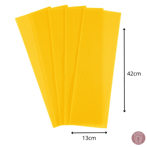 Lámina de cera virgen de abeja