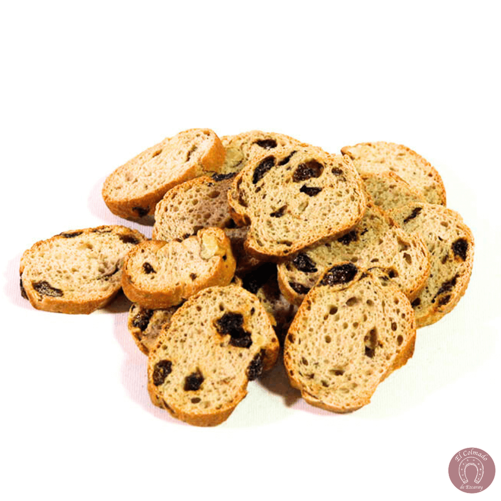 Pan tostado con pasas y nueces Panadería Jesús