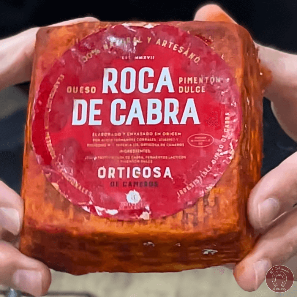 Queso cabra al pimentón dulce. Roca de Cabra, La Rioja.