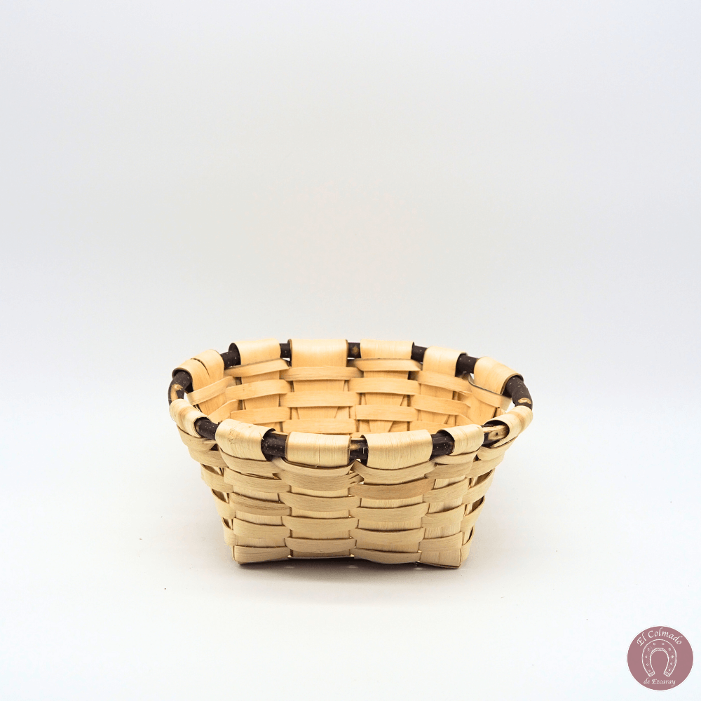 Cesto Bajo Madera Castaño 2