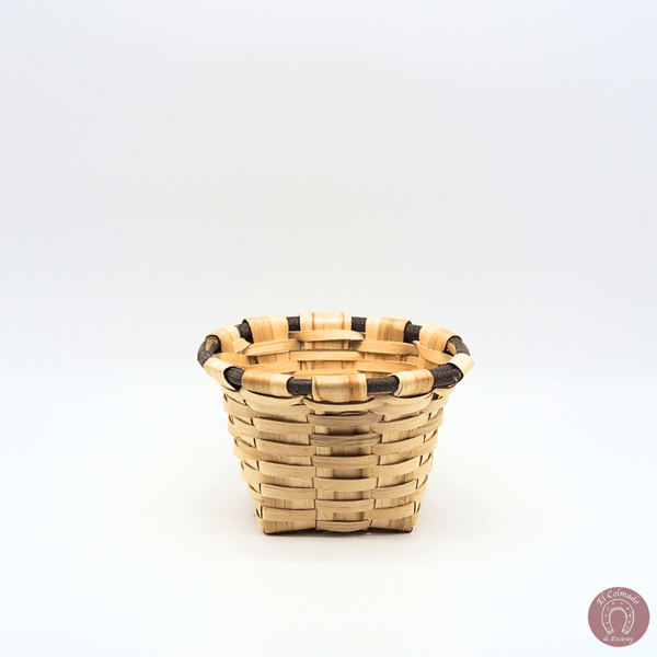 Cesto Alto Madera Castaño 3