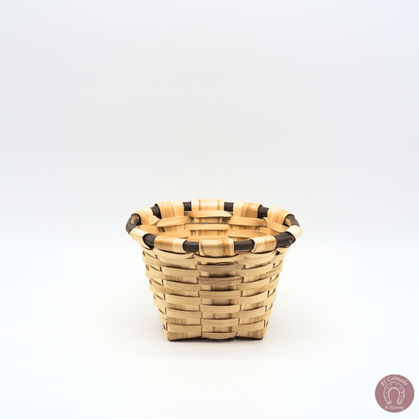 Cesto Alto Madera Castaño 3