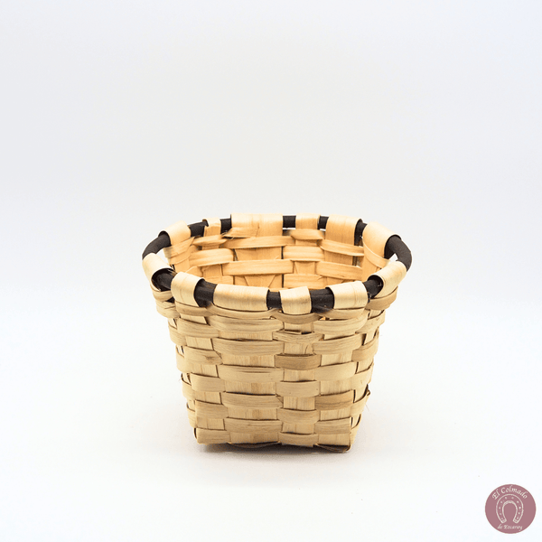 Cesto Alto Madera Castaño 4