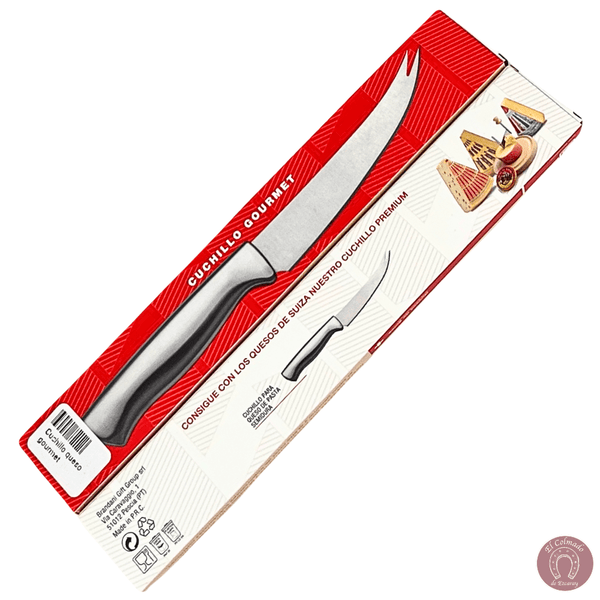 Cuchillo gourmet especial para quesos de pasta semiblanda