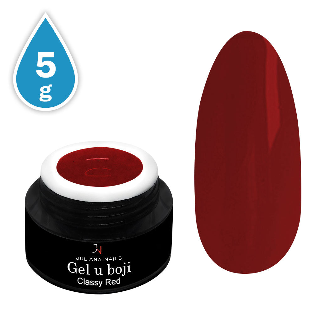 Elegantna crvena boja gel 5g