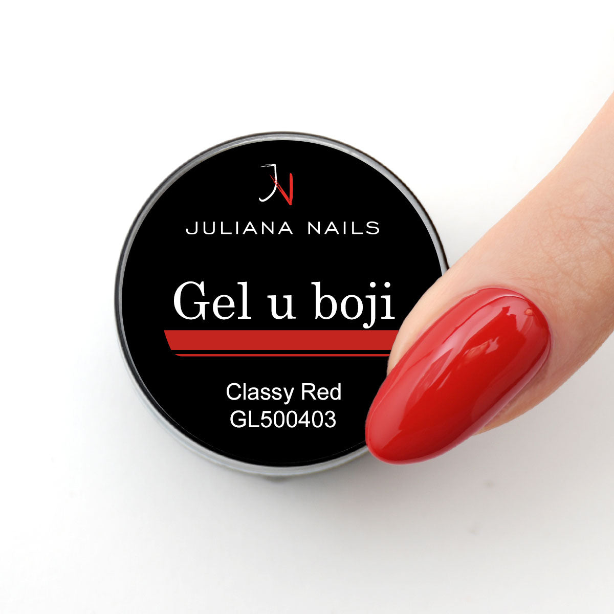 Elegantna crvena boja gel 5g