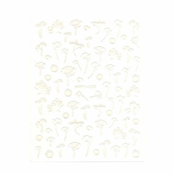 Nail Art naljepnice Lace Flowers I