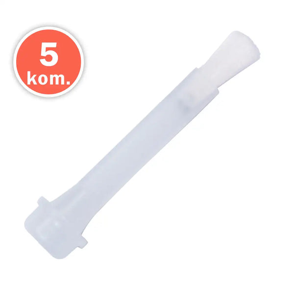 Gel lak zamjenski kist 15ml – okrugli – bijeli (5 kom.)