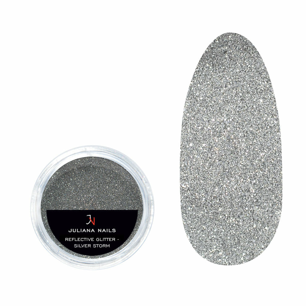 Reflective Glitter – Silver Storm