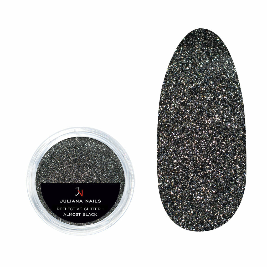 Reflective Glitter – Almost Black