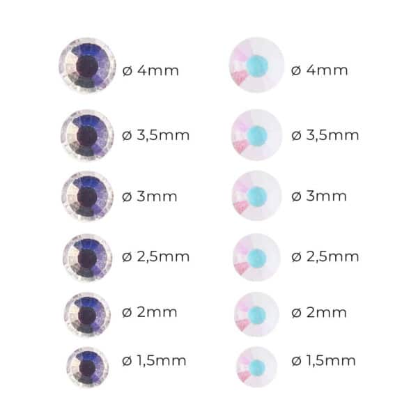 Set ukrasnih kamenčića XL – Clear & Blue