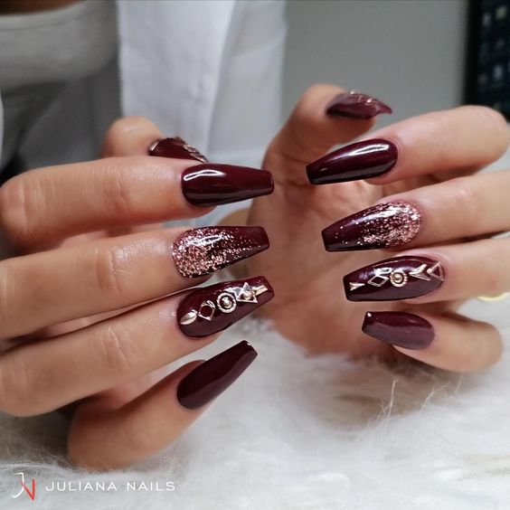 Nail Art Kotačić Rose Gold Mix