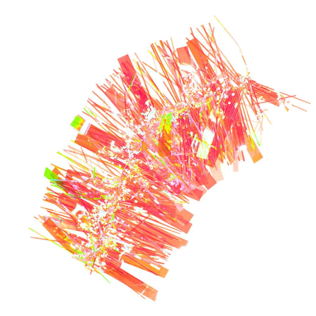 Nail Art folija s efektom razbijenog stakla – koraljna