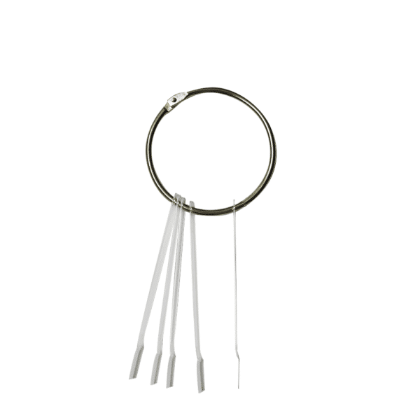 Show tips 40 pcs. with metal ring