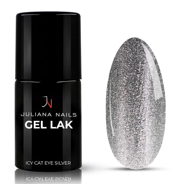 Gel lak Icy Cat Eye Silver 6ml