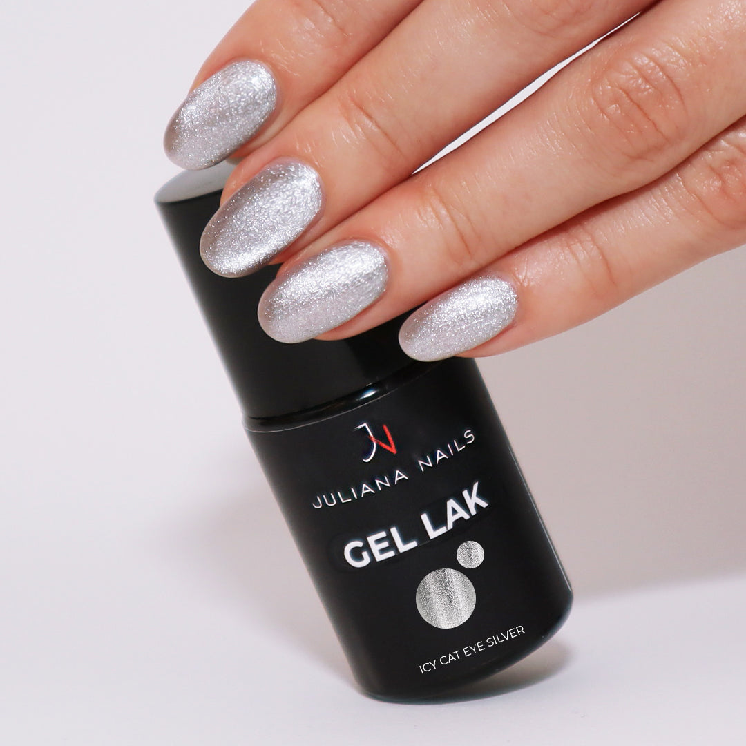 Gel lak Icy Cat Eye Silver 6ml