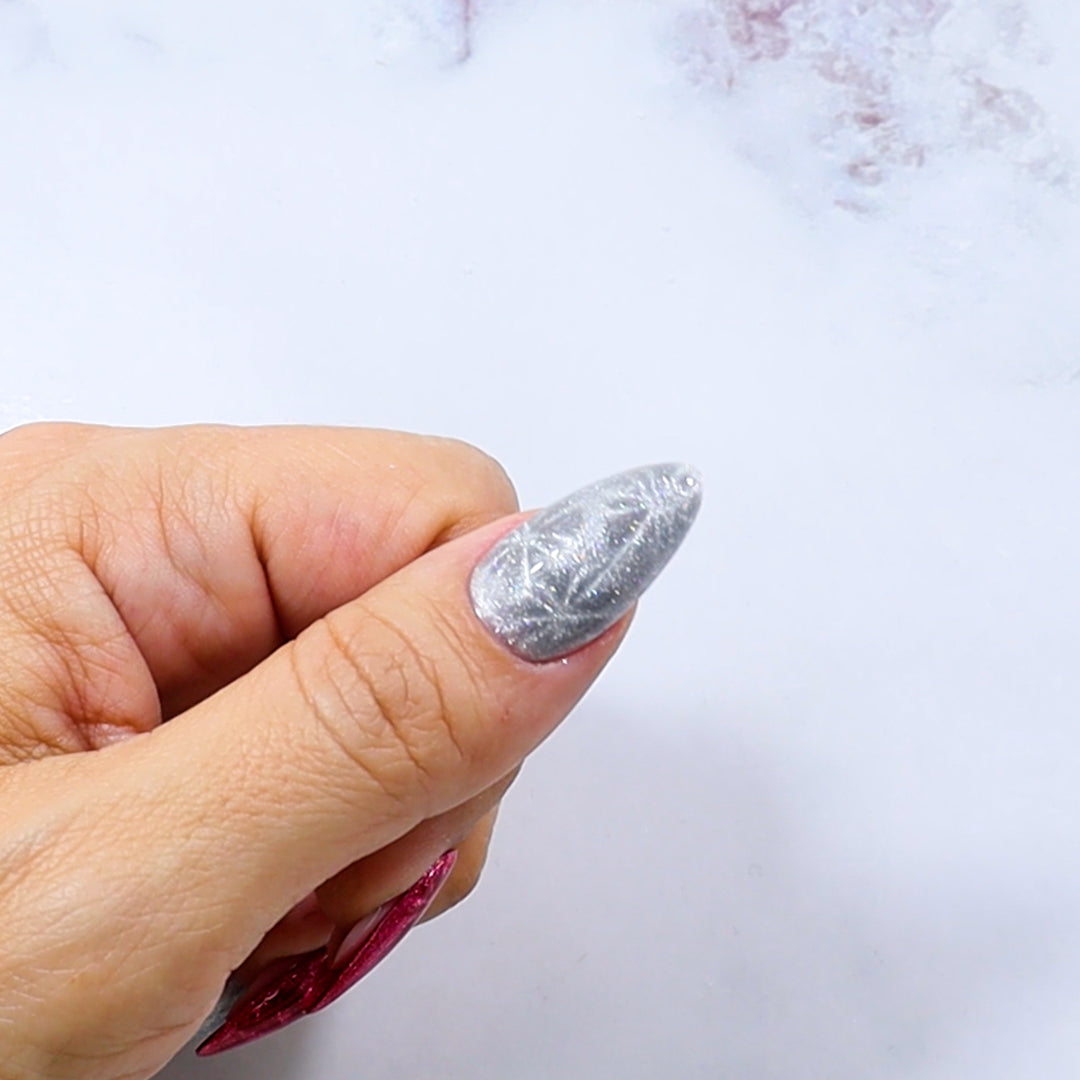 Gel lak Icy Cat Eye Srebrni 6ml