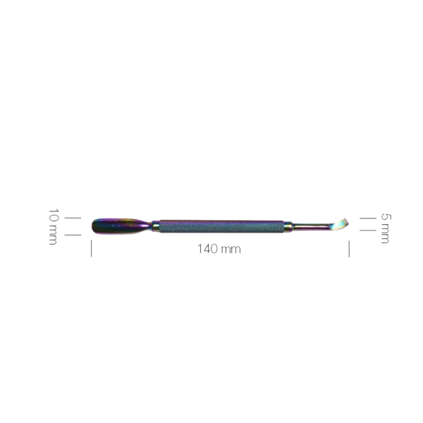 Cuticle Pusher Tool – Rainbow Edition