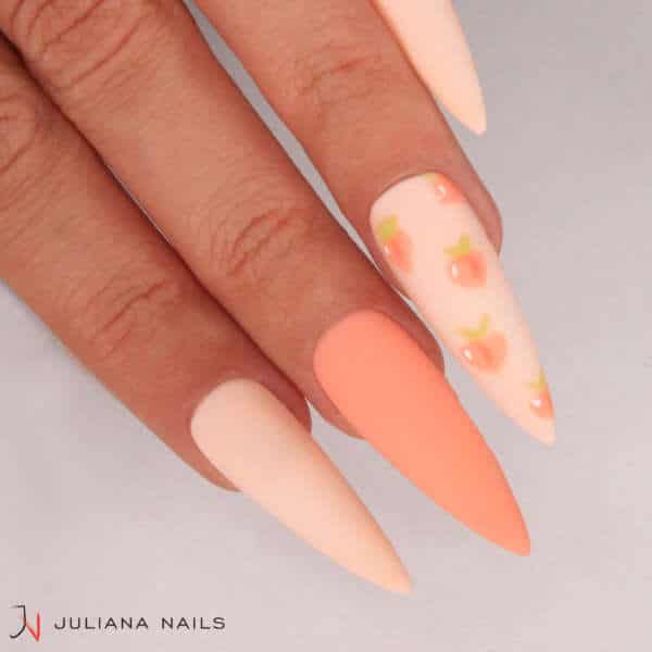 Press-On Full Cover Transparent Tips – Long Stiletto (100 pcs.)