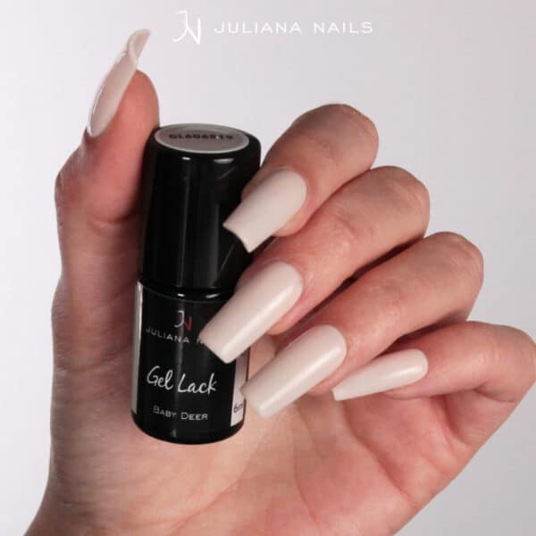 Press-On Fullcover Tips Transparent – Coffin – Medium (100 pcs.)