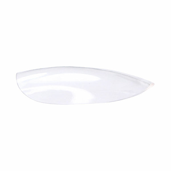 Press-On Fullcover Tips Transparent – Rounded – Short (100 pcs.)