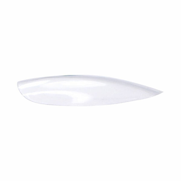 Press-On Fullcover Tips Transparent – Almond – Medium (100 pcs.)