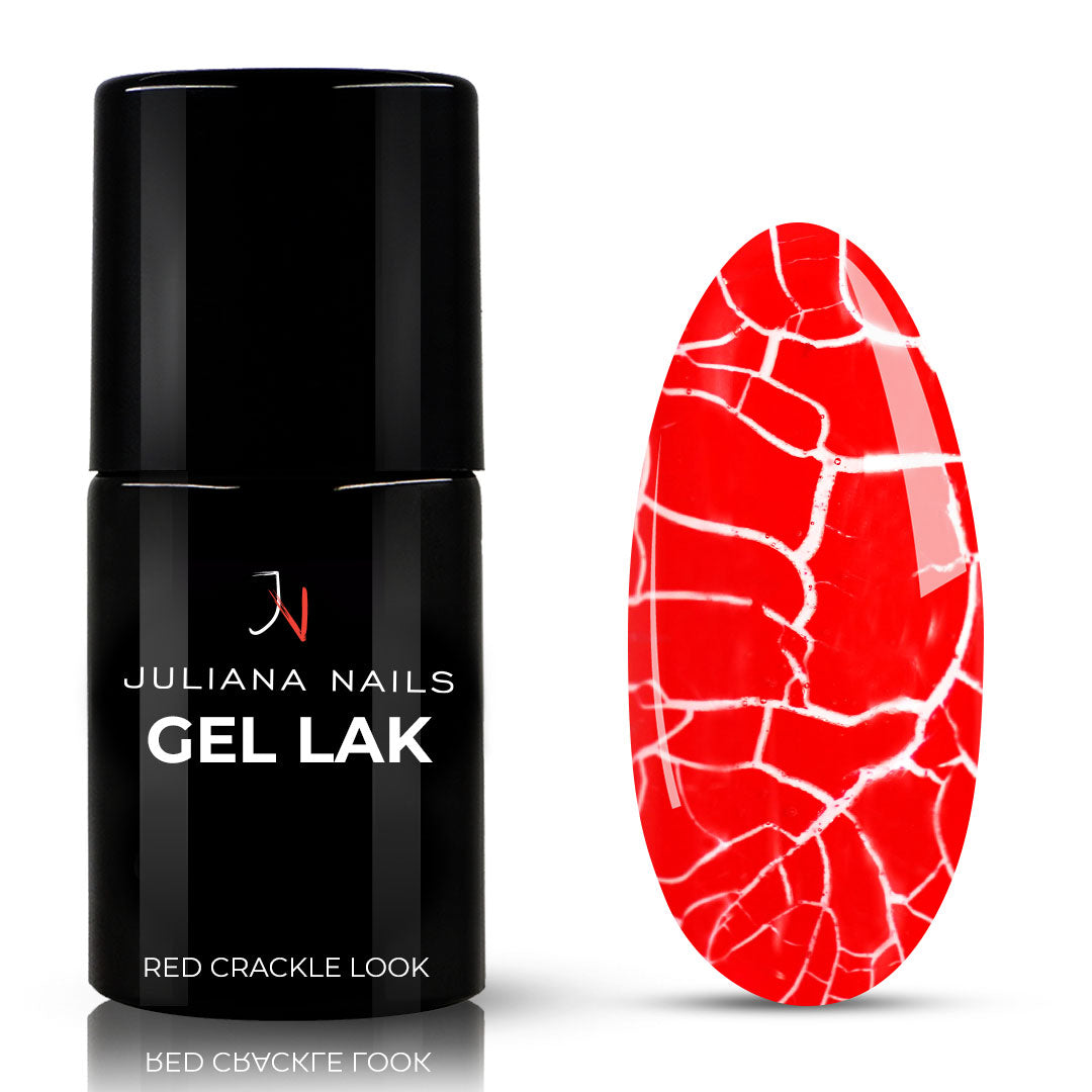Gel lak Red Crackle Look 6ml
