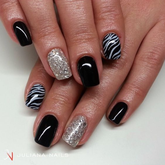 Gel Polish Heavy Glitter Silver 6ml