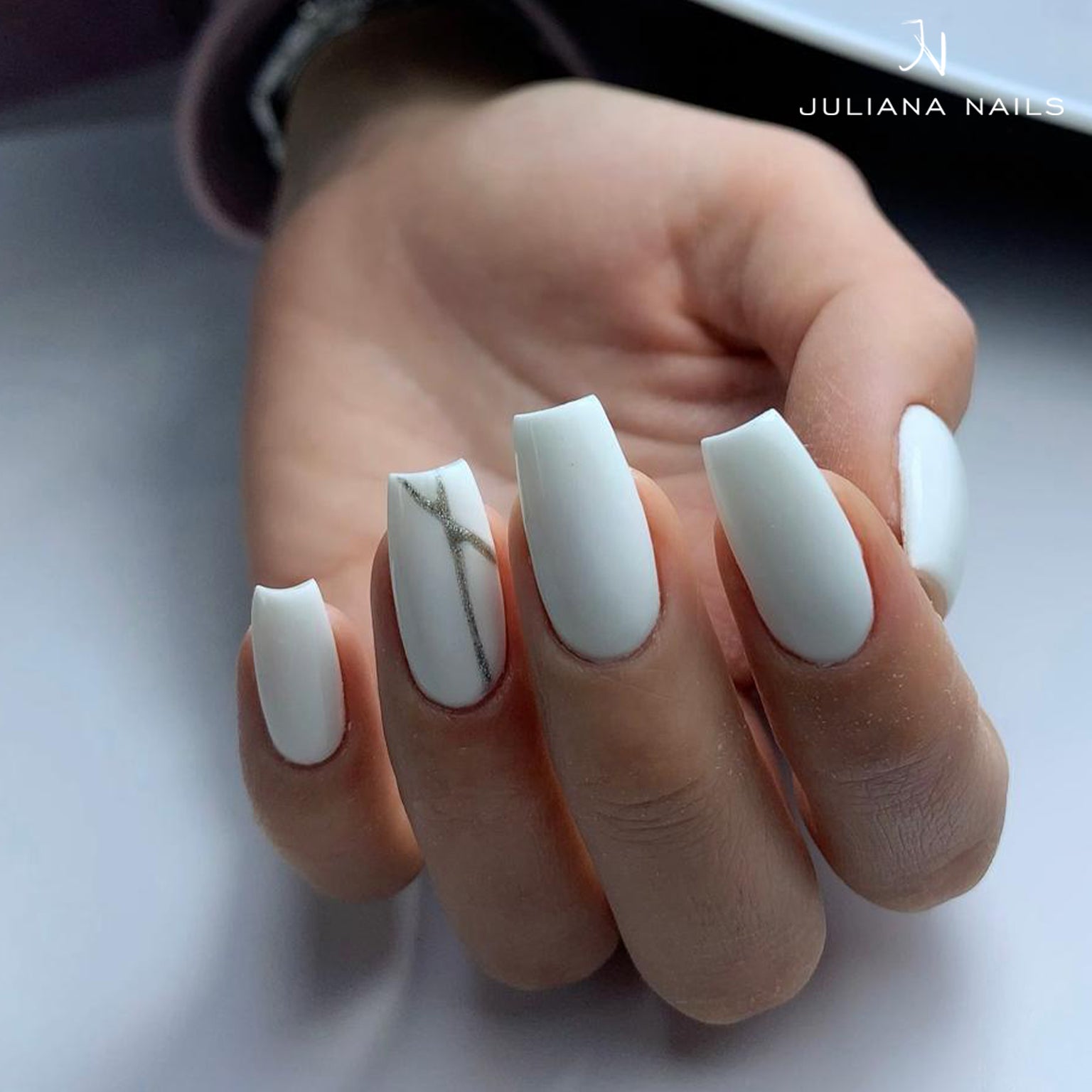 Gel lak Snježno bijeli 6ml
