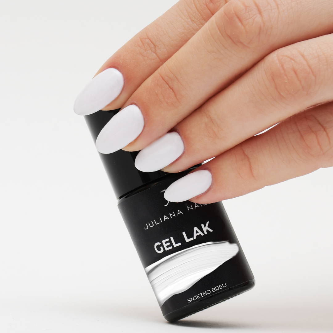 Gel lak Snježno bijeli 6ml