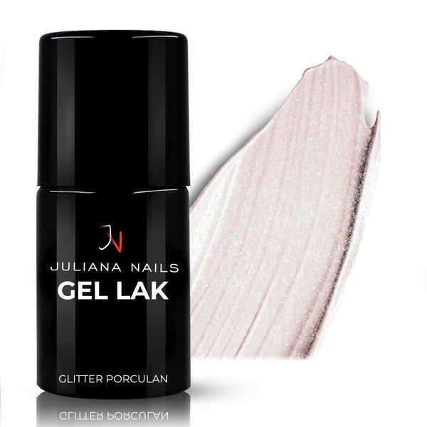 Gel lak Glitter porculan 6ml