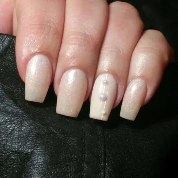 Gel lak Glitter porculan 6ml