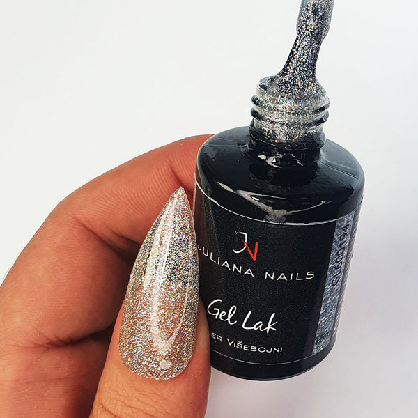 Gel lak Glitter Višebojni 6ml