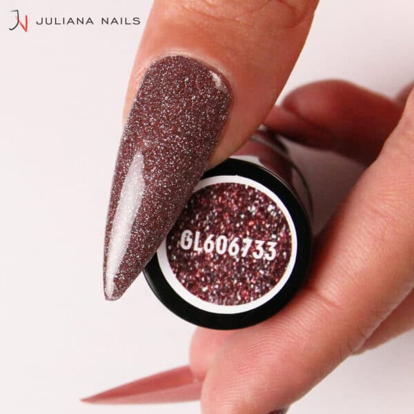 Reflective Glitter Gel Polish Chestnut 6ml