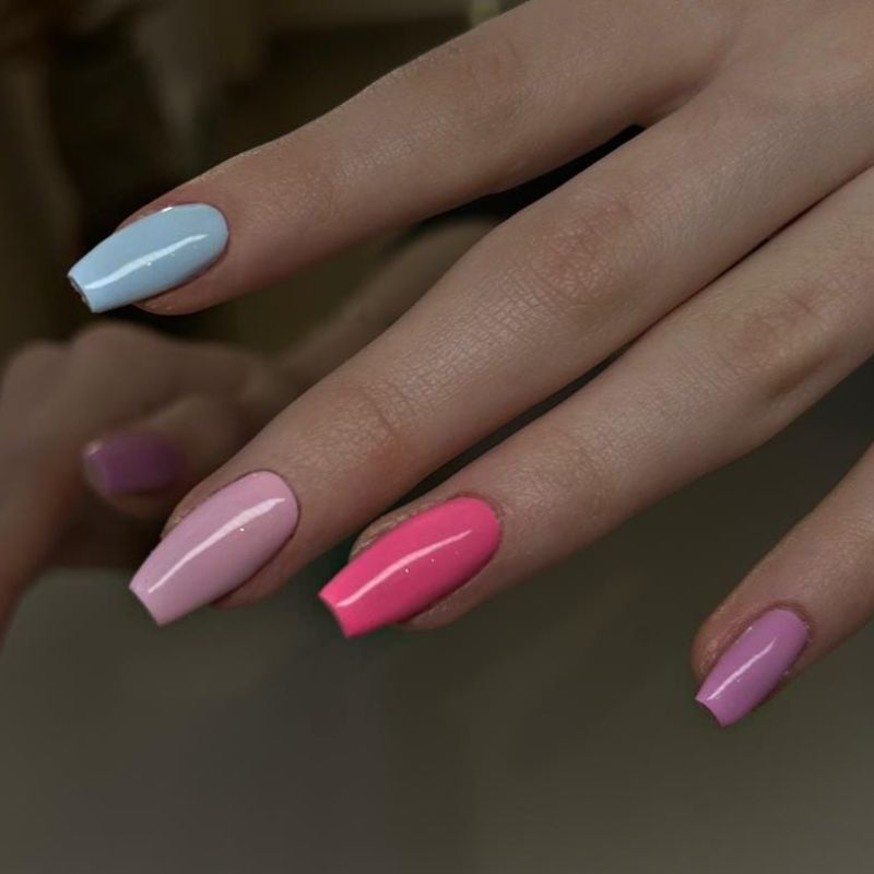 Gel lak Powder Pastel Blue 6ml